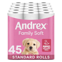 Andrex&reg; Family Soft Toilet Roll, 45 Rolls