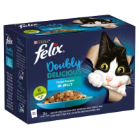 Felix Cat Pouch As Good As It Looks Doubly Delicious In Jelly Fish 4x12x85g