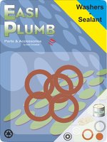 Easi Plumb 5 Pce 1/2" Fibre Washers