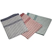 Cotton Check Tea towel 46 x 69cm 10Pcs Mix Colours