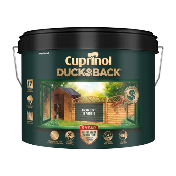 Cuprinol Ducksback Forest Green 5 Year Colour & Weather Protection
