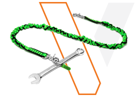 Tool tethering lanyards and tethers from NLG and Guardian for dropped object prevention