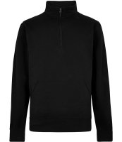 KUSTOM KIT PIQUE SWEATSHIRT 1/4 ZIP WITH KANGAROO POCKET