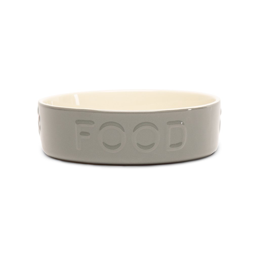 Scruffs Classic Grey Stoneware Slow Feeder Pet Bowl Small/Medium 1x6 16cm 