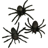 Spiders 4cm - 10pk