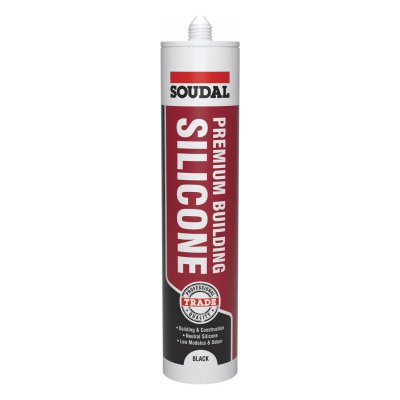 Soudal Trade Premium Building Silicone Black 290ml