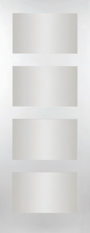 Primed Columbus Clear 4 Panel