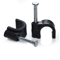 7mm Black Cable Clips