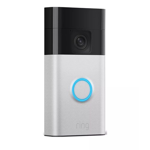 RING Battery Video Doorbell - Satin Nickel (3rd Gen)