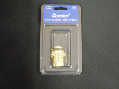 1/2 Inch Brass Lamp Holder