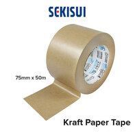 3" Sekisui Kraft Paper Tape Brown (50 Metres)