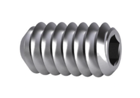 Hexagon Socket Set Screw with Knurled Cup Point