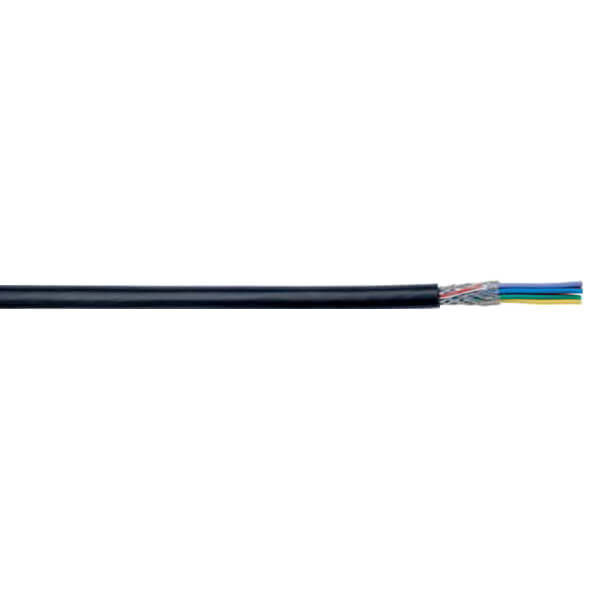 Defence Standard Cable 7-2-3A-LSZH-1 Unscreened Black  (24AWG)