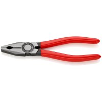 Knipex Combination Pliers Plastic Coated Black Atramentized 180mm 03 01 180