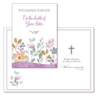 Card - With Sympathy/Sister  (21345)