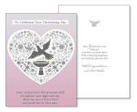 Christening Card/Girl/3 Dimensional   (22724)