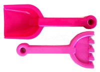 Pink Shovel & Rake (2 Piece)