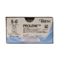 Ethion Sutures Prolene 5/0 45cm 16mm 3/8 Circle PS-3 Reverse Cut