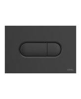 URBAN DUAL FLUSH PLATE MATT BLACK