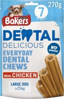 Bakers Dental Delicious - Large Chicken 7 Stick x 6