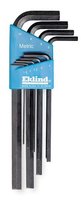 9PC LONG METRIC HEX L-KEY SET