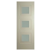 Bergerac 3 Panel Opal Laminate Premium Primed Silk Grey