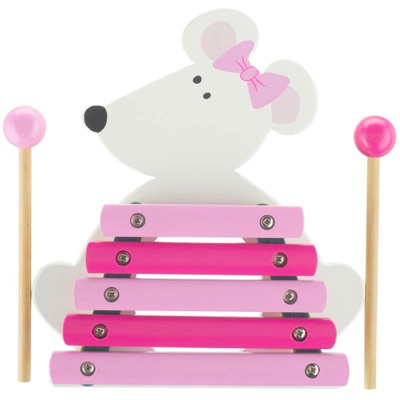 Pink Mouse wooden Xylophone