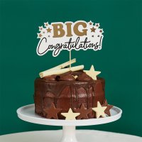 Big Congratulations Card Cake Topper