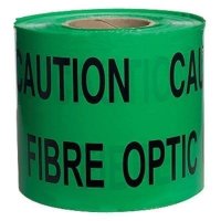 Underground Warning Tape - 150mm x 365m - Caution Fibre Optic
