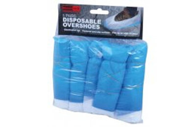 Disposable Plastic Overshoes Pk of 5 pairs