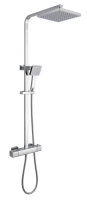 VM108 SQUARE  THERMOSTATIC DUAL HEAD SHOWERING KIT