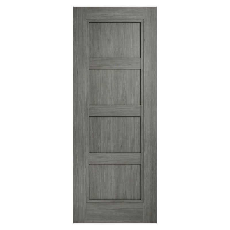 E034 Shaker 4 Panel Luxury Laminate Grey