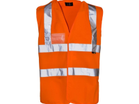 Hi-Visibility Vest - Breakaway Hook & Loop Orange