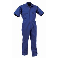 Turu Short Sleeve Polycotton Zip Overalls 270gsm