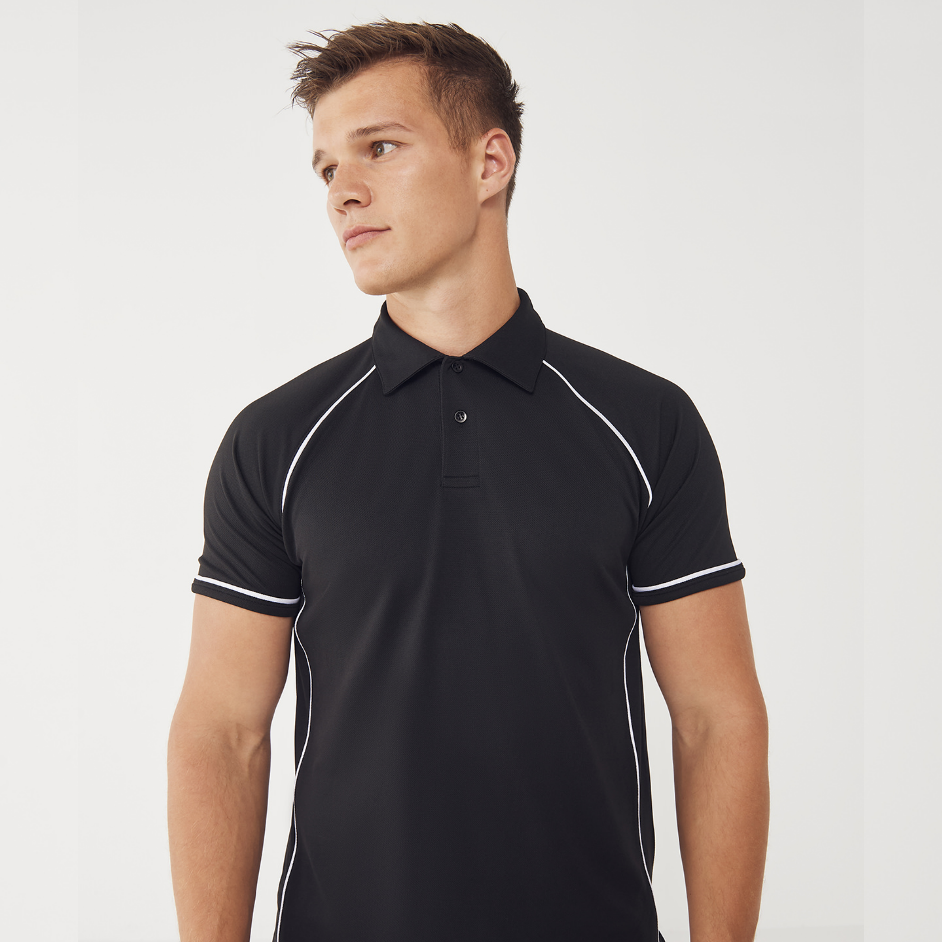 Finden + Hales Performance Piped Polo Shirt