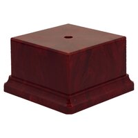 110 x 110 x 75mm Heavy Plastic Base (Red)