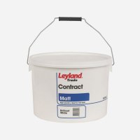 LEYLAND CONTRACT MATT EMULSION BRILLIANT WHITE 10 LTR