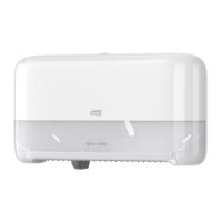 Tork OptiServe&reg; Coreless 2-Roll Toilet Paper Dispenser White T7