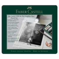 Faber Castell Pitt Graphite Matt & Castell 9000 (20 Piece)