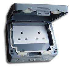 IP66 WATERPROOF TWIN 13A SOCKET