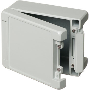 00123225.SIL* BoCube Alu Enclosure with membrane lid 159x128x60