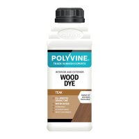 Polyvine Wood Dye Teak 500ml