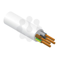 4X0.75mm Heat Resistant Flex White