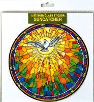 Sun Catcher/Tiffany Style/Holy Spirit   (7864)