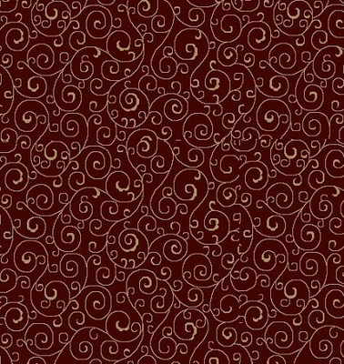 CONTESSA SCROLL BURGUNDY/GOLD 4M
