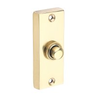 Traditional Door Bell Push Polished Brass