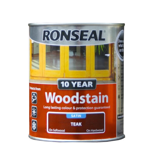 Ronseal 10 Year Woodstain - Teak 2.5L