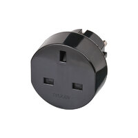 LEDJ Black Euro Plug Adaptor
