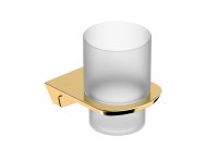 RAK- PETIT SQUARE TUMBLER HOLDER IN BRUSH GOLD