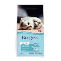 Burgess Cat Kitten Chicken Complete Dry Food 3x4kg